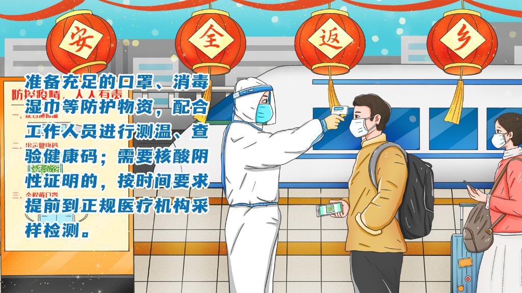 春運進行時，人在旅途如何做好防護？