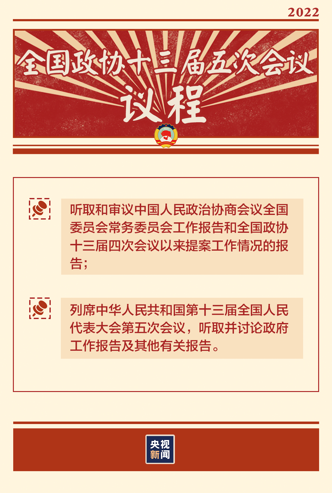 “兩會時間”即將開啟，這些要點提前看→