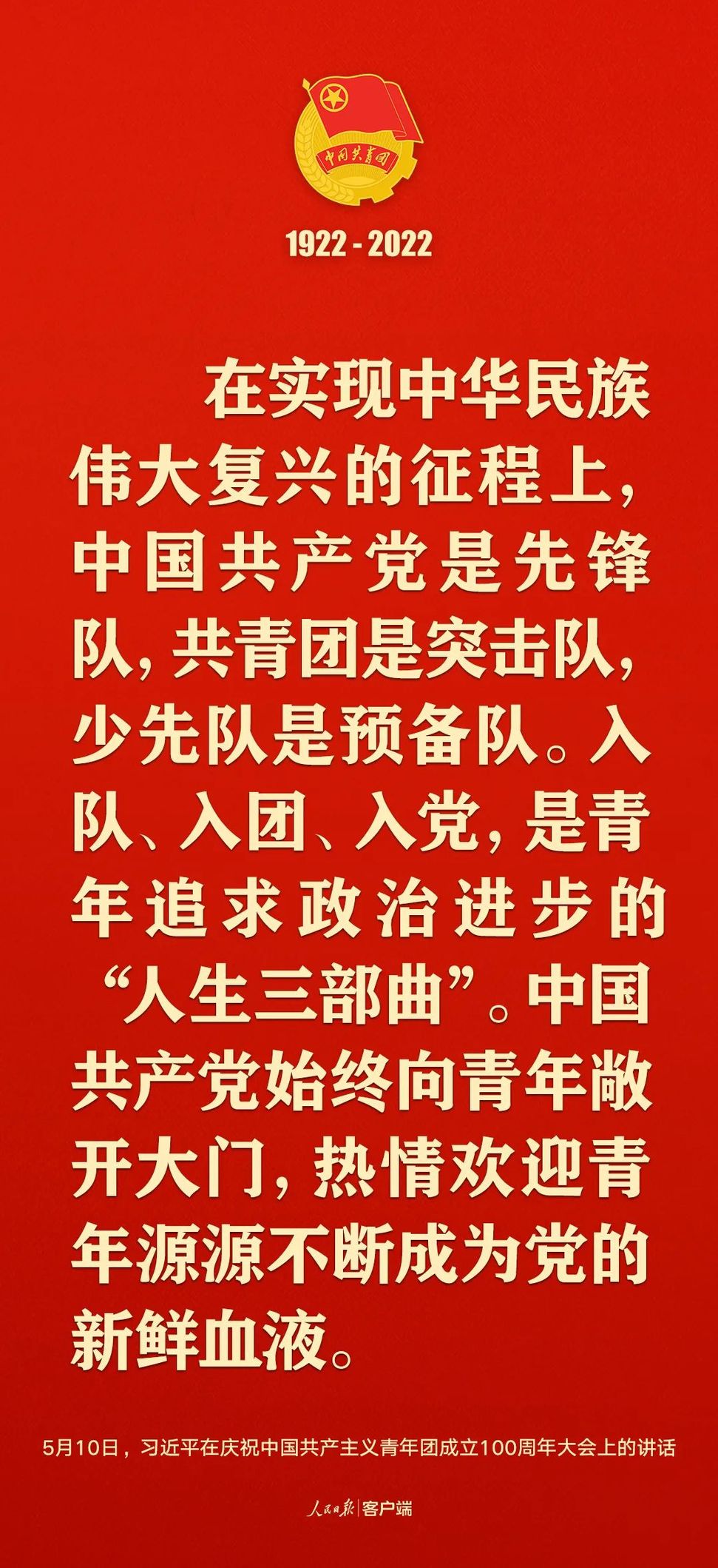習近平：黨和國家的希望寄托在青年身上！