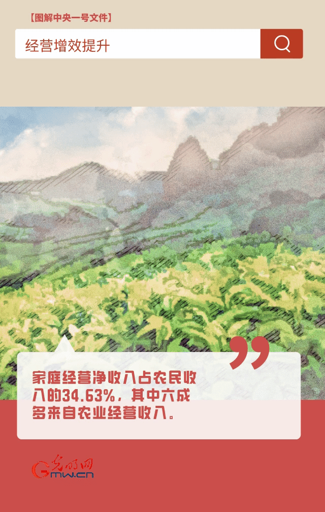 【圖解中央一號文件】“動”漫海報丨今年如何讓農民的“錢袋子”鼓起來？