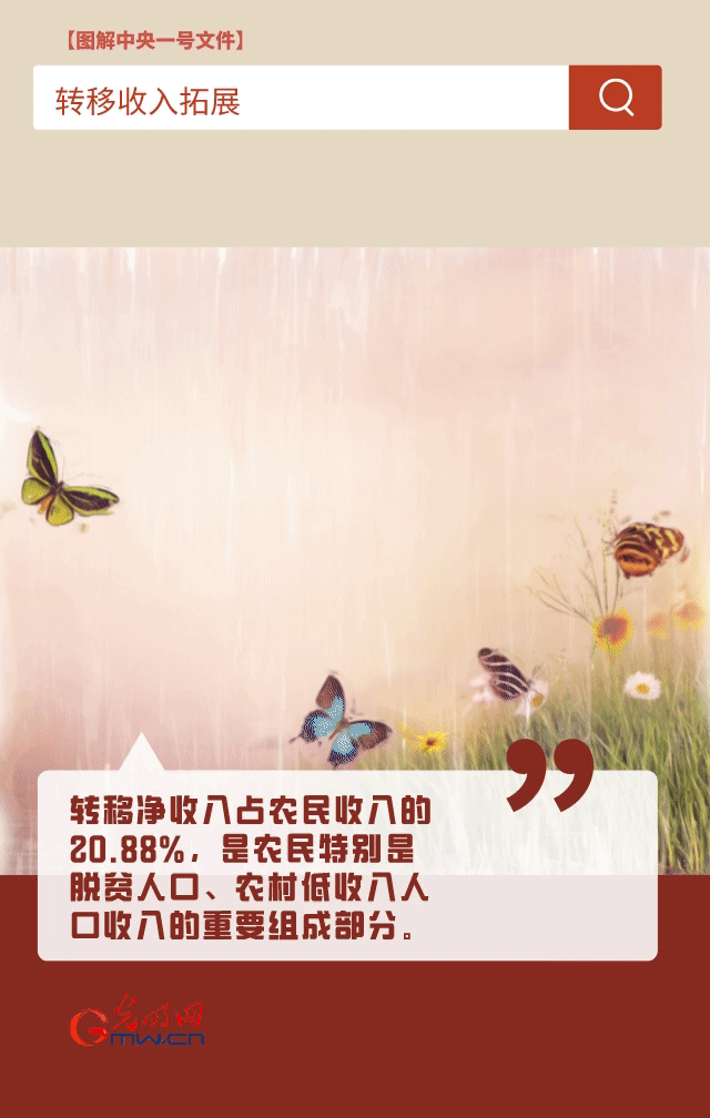 【圖解中央一號文件】“動”漫海報丨今年如何讓農民的“錢袋子”鼓起來？