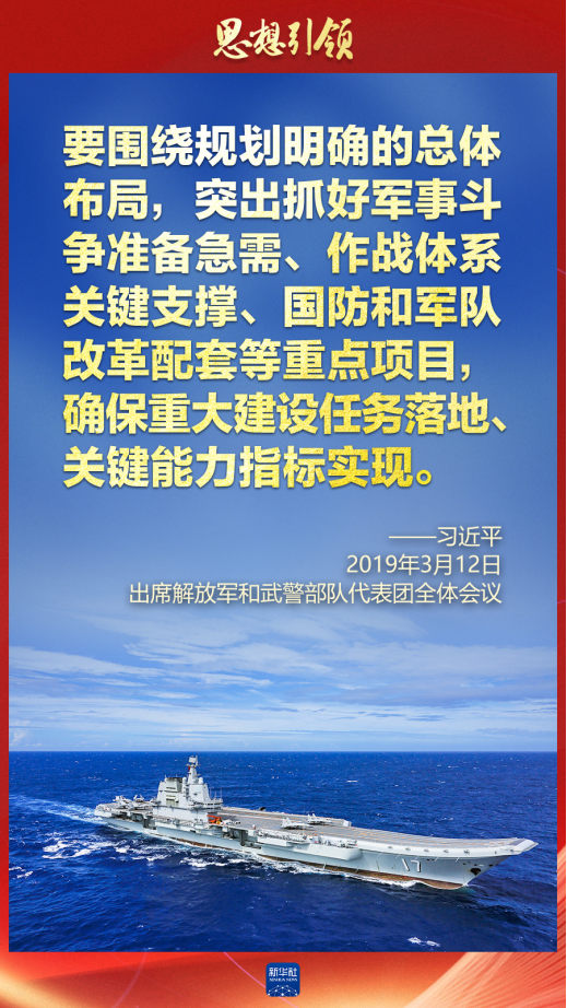 思想引領｜兩會上，習主席這樣談強軍之路