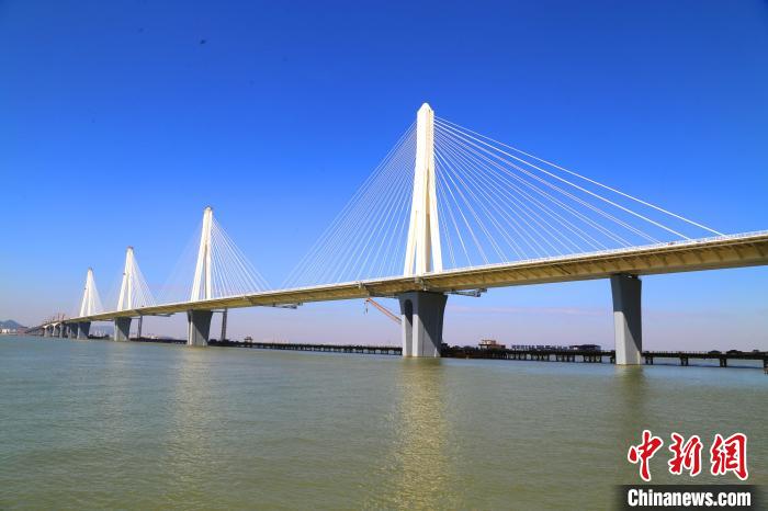 建設中的珠海金海特大橋?！∶蠎c虎 攝