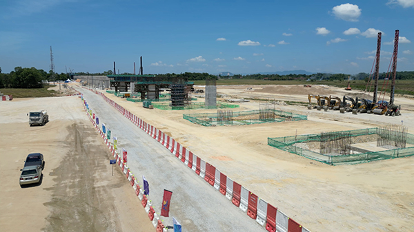 哥打巴魯車站施工現場。中國交通建設有限公司供圖
