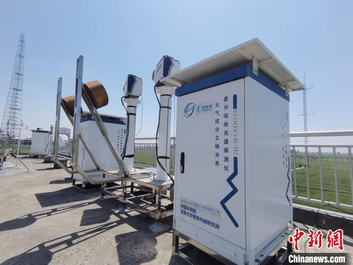 壽縣國家氣候觀象臺內各種觀測設備?！侨?攝