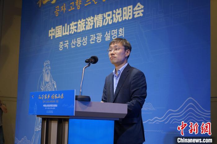 首爾市政府觀光體育局局長金英渙致辭?！⑿?攝
