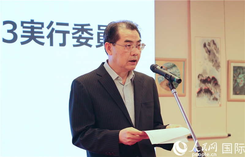 中國駐日本大使吳江浩致辭。人民網 許可攝