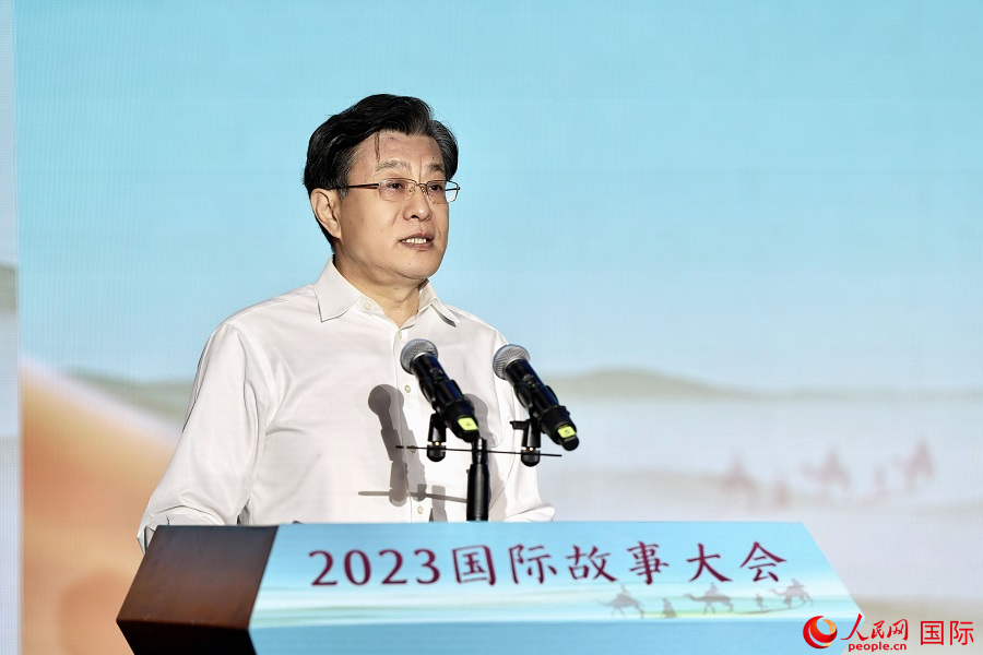 中國人民對外友好協會副會長李?？罗o。人民網 盧鵬宇攝