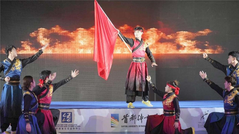 圖為“華夏風 功夫情”演出場景，中國駐阿聯酋大使館供圖