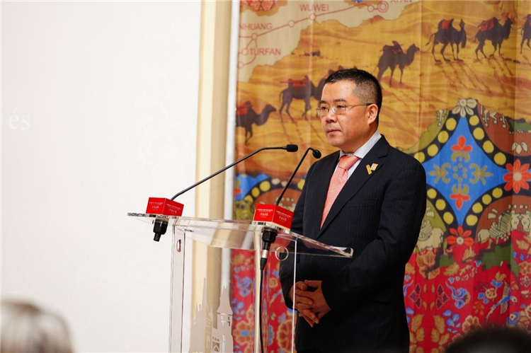 中國駐匈牙利大使龔韜。布達佩斯中國文化中心供圖