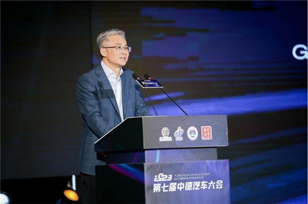 嘉興市人民政府市長李軍致辭。主辦方供圖