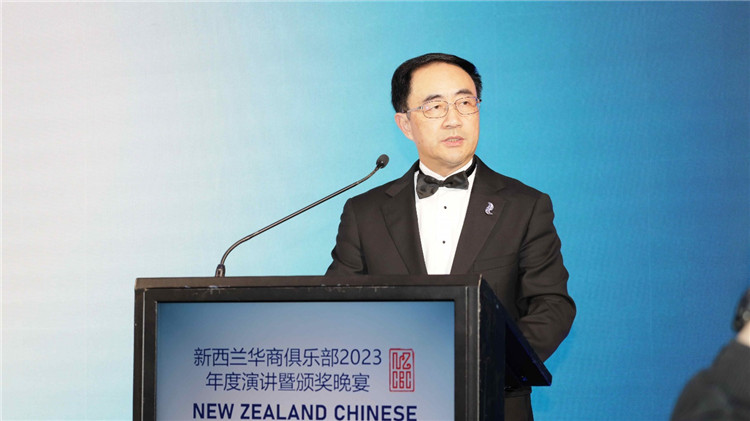 新西蘭華商聯合總會主席楊健。攝影：張凱