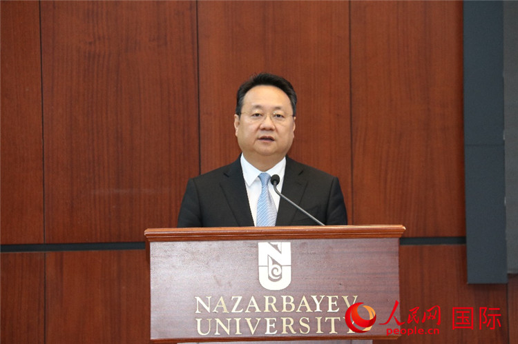 中共中央宣傳部副部長王綱致辭。人民網記者 李強攝