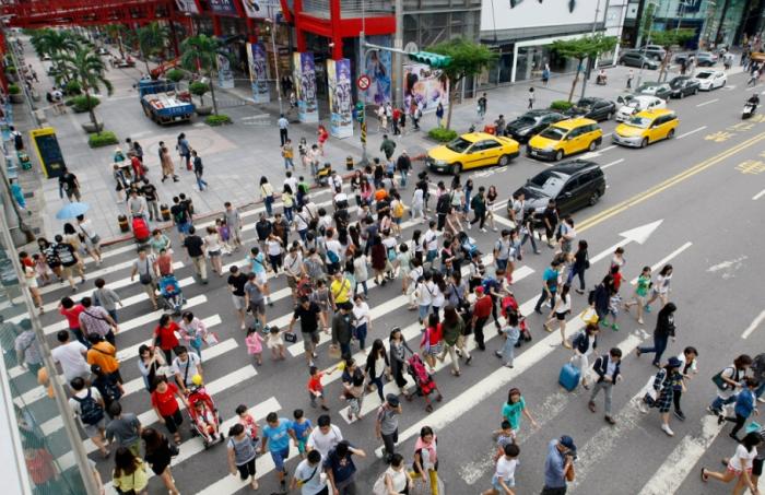 圖為信義商圈。圖片來源：臺灣“中時新聞網”。