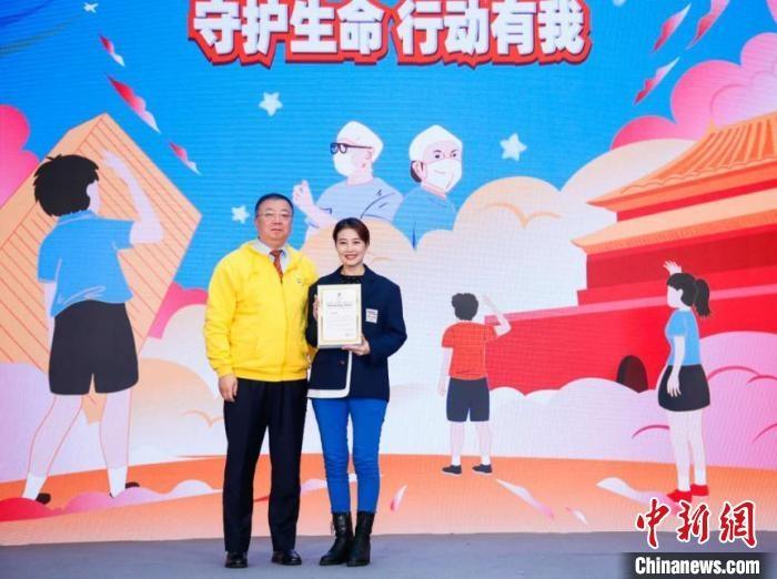 演員周海媚受邀參與公益活動?！」鶆P敏 攝