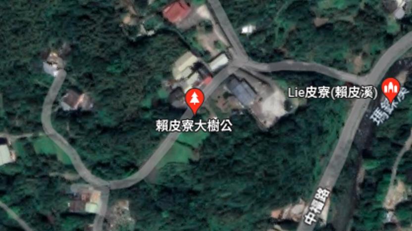 谷歌地圖截圖。圖片來源：臺灣《中國時報》