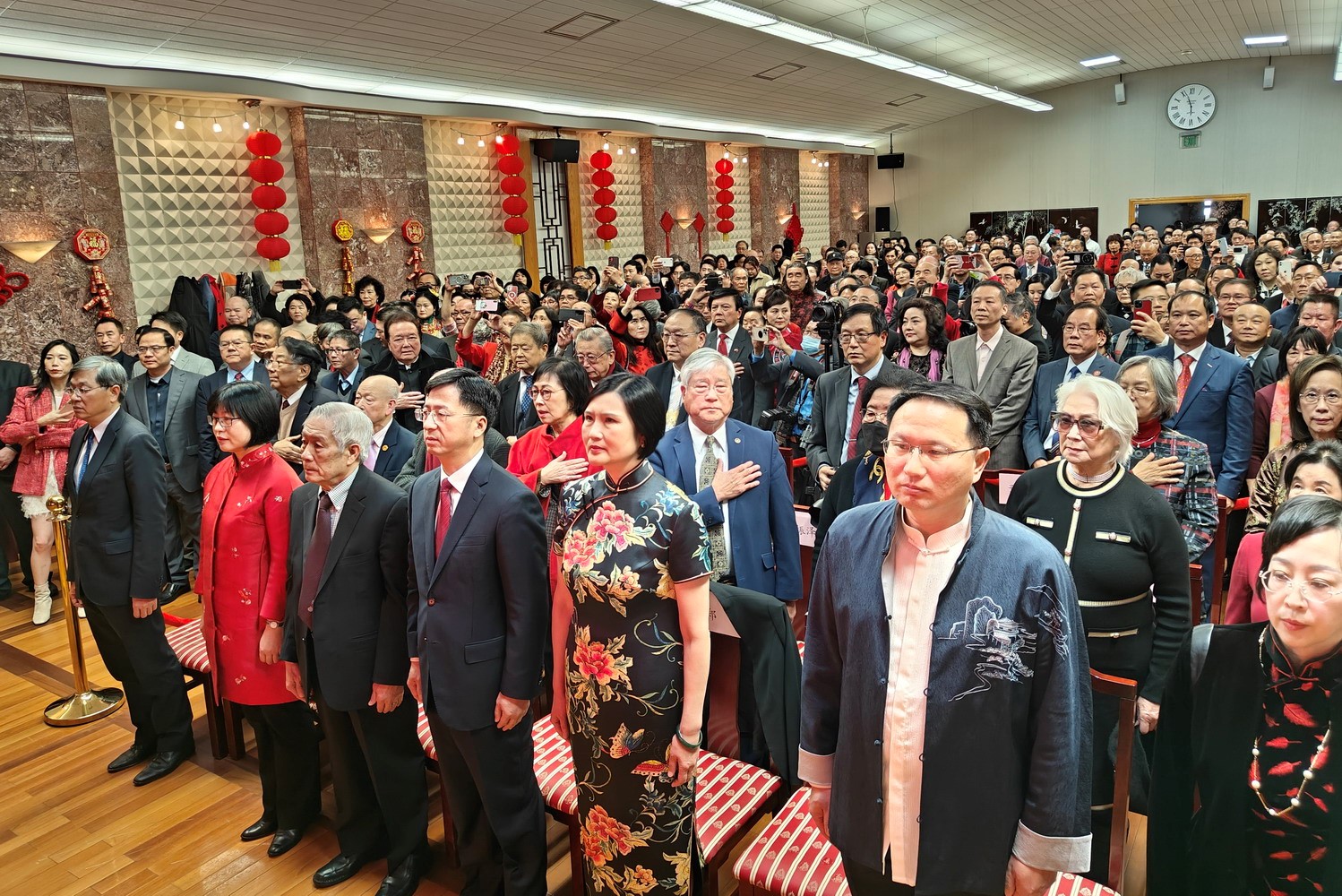 領區各州代表參加招待會。主辦方供圖