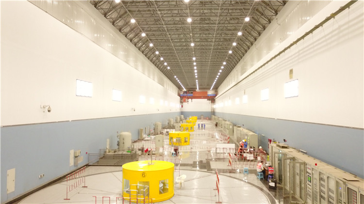 卡魯瑪水電站發電機組。王劍攝