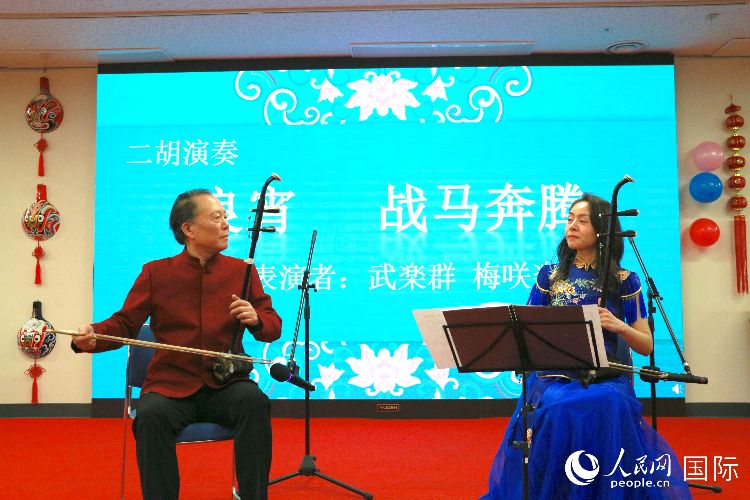 二胡合奏。人民網 許可攝