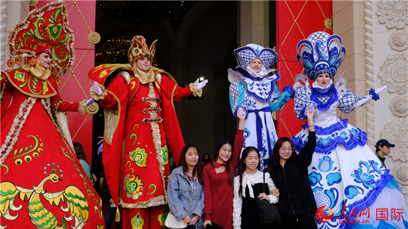 北京展覽館舉辦首屆俄羅斯“謝肉節”慶?；顒?。人民網 褚夢琦攝