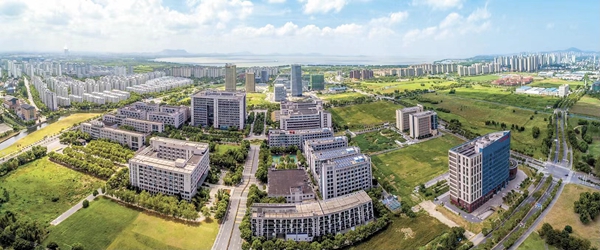 航拍產業園區一角。無錫高新區管委會供圖