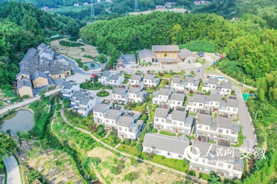 俯瞰大灣村。人民網 陳若天攝