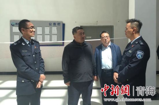 圖為生態環保專項督查現場。 孫舒亞攝