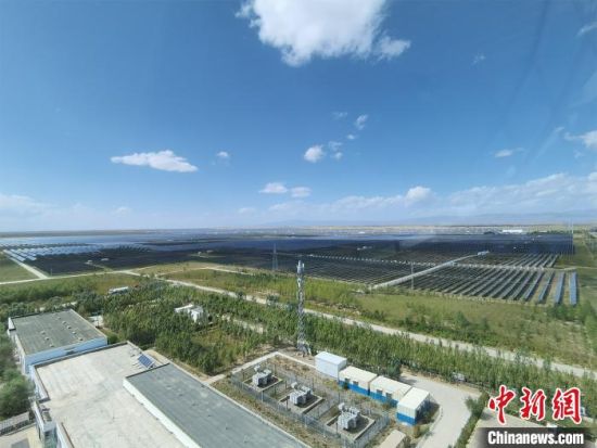 圖為塔拉灘光伏產業園區?！∑钤鲚怼z