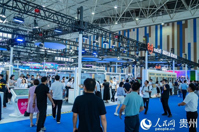 2、2024數博會共吸引400余家展商參展。人民網 陽茜攝.jpg