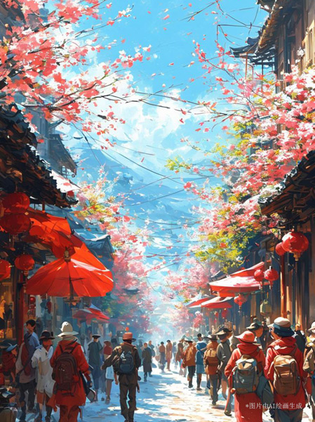 【巳巳如意萬象新】漫評丨紅紅火火中國年，照見新年新圖景