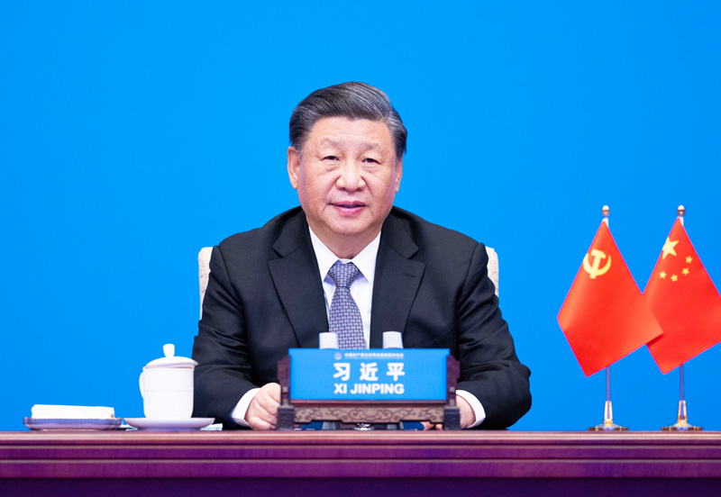 2023年3月15日，習近平主席在北京出席中國共產黨與世界政黨高層對話會，并發表題為《攜手同行現代化之路》的主旨講話。