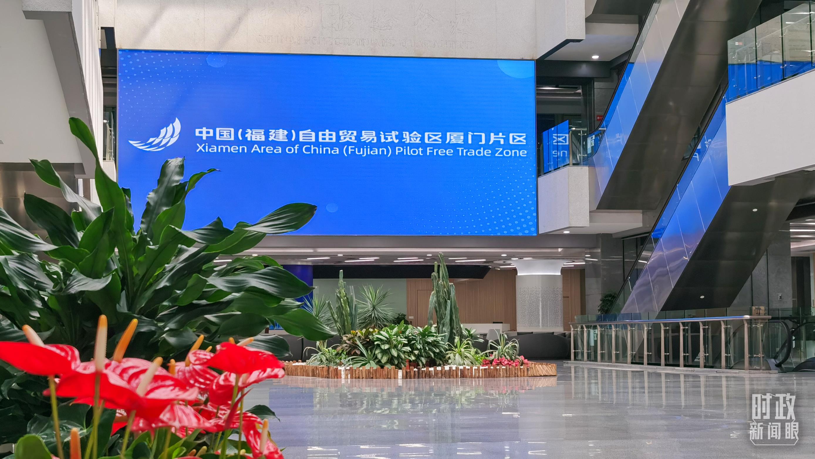 △中國（福建）自由貿易試驗區廈門片區。（總臺央視記者郭鴻拍攝）
