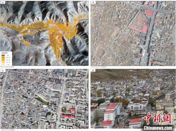 災后重建區群眾住房條件得到根本性改善監測結果。中科院空天院 供圖