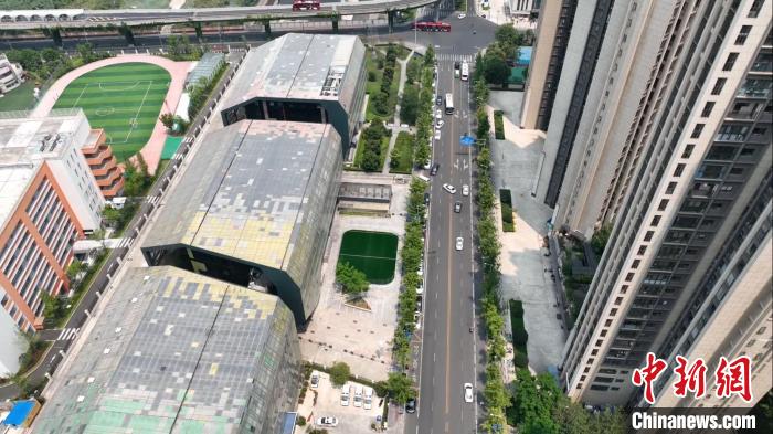 匯泉路社區一角?！「呒午?攝