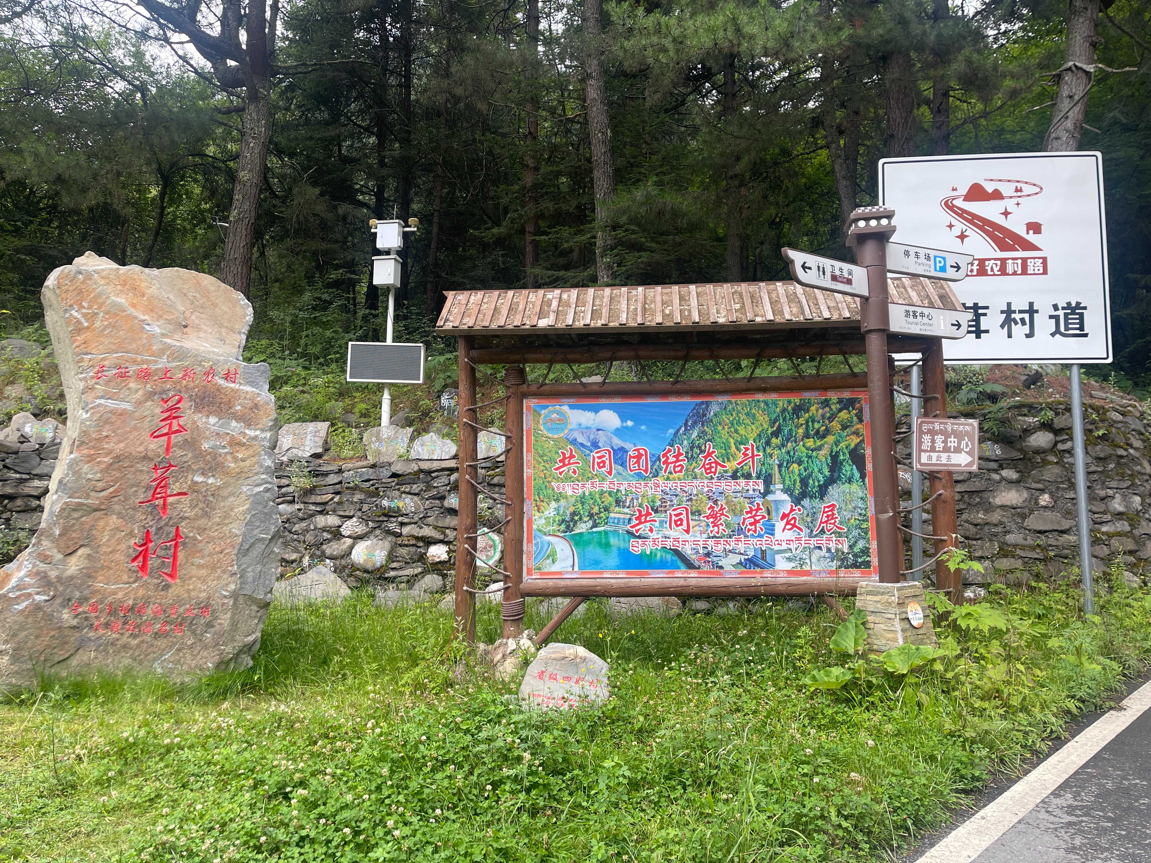 羊茸村村貌。人民網 周靜圓攝