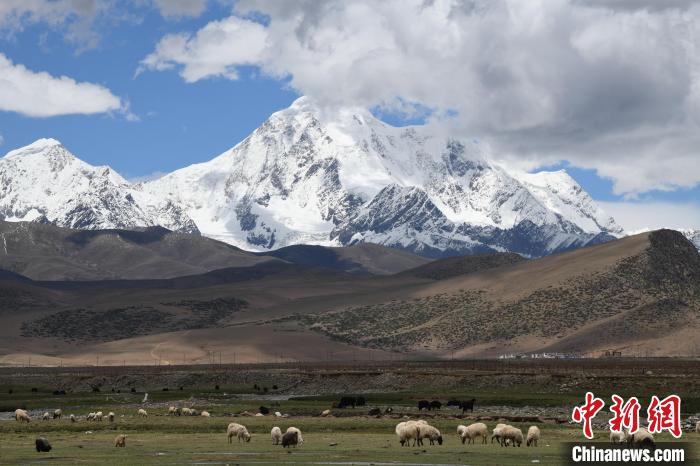 資料圖為拉薩市尼木縣境內的瓊姆崗嘎雪山?！∝暩聛硭?攝