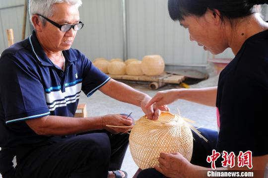 廣西貴港“復活”的傳統竹篾