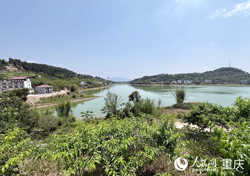 龍湖村以橋亭湖周邊為核心發展旅游產業。人民網記者 劉政寧攝