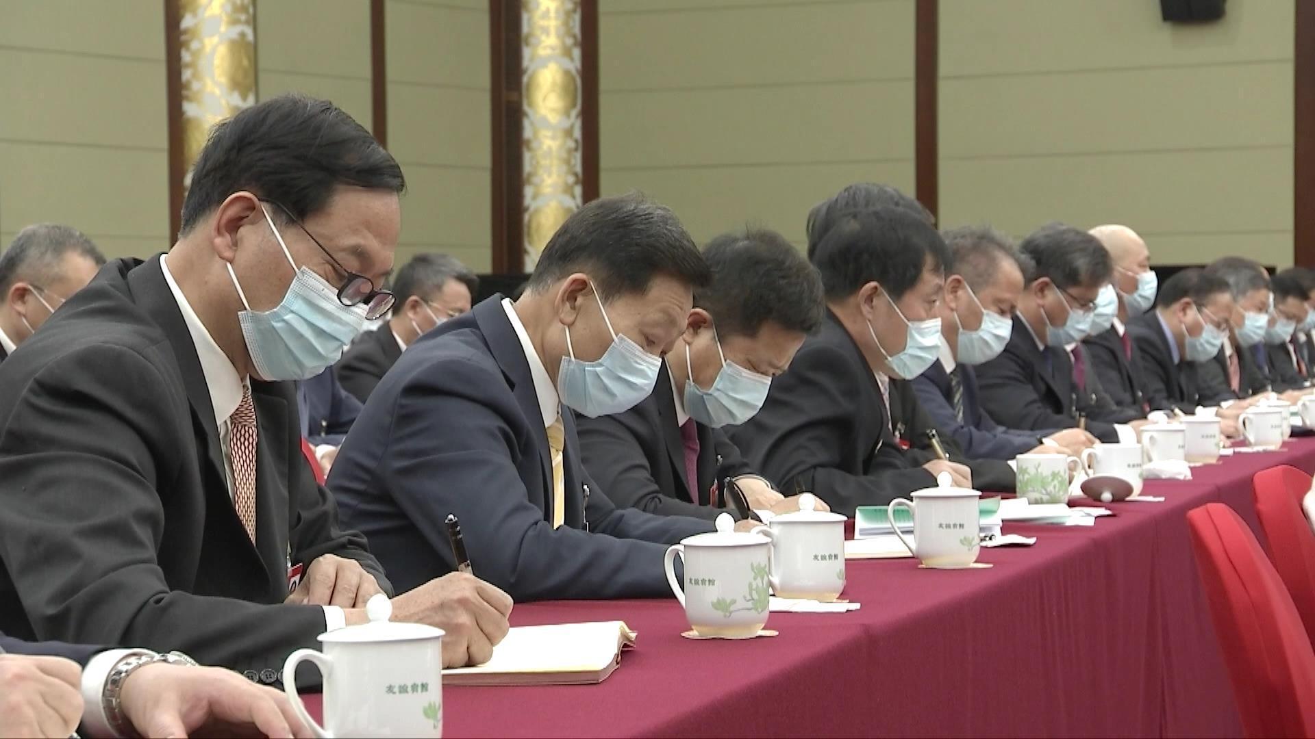 聯組會現場。（總臺央視記者李輝拍攝）